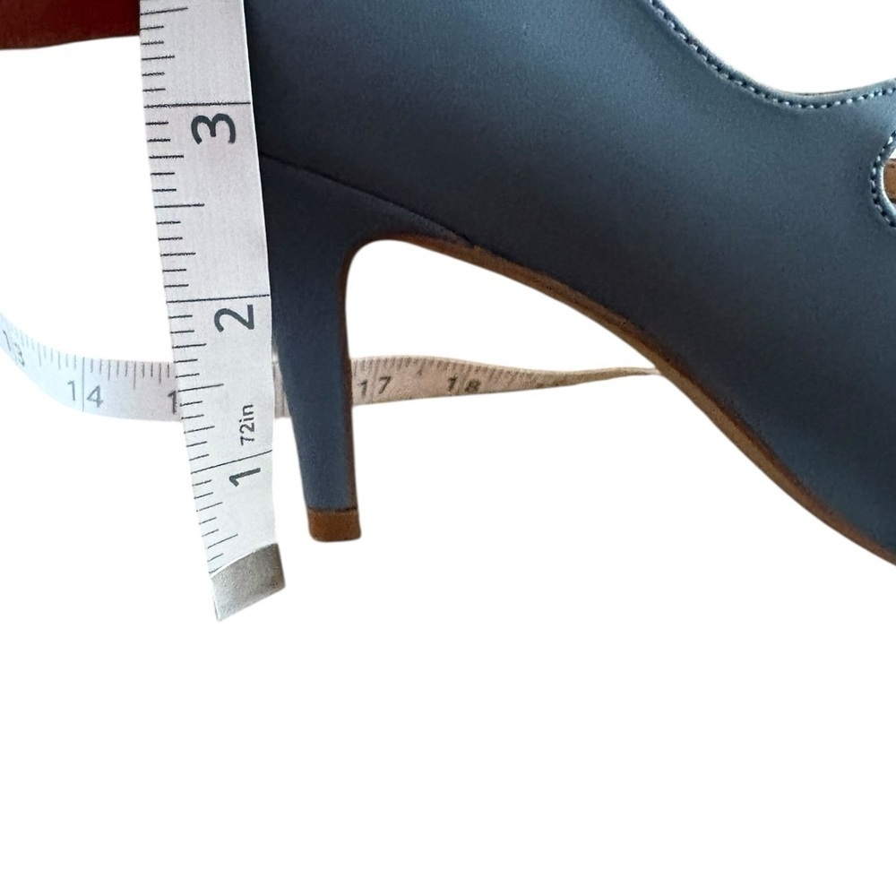 Journee Collection Pointed-Toe Blue Mary Jane Heels - Picture 11 of 11